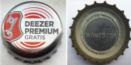 Kronkorken Beck's Deutschland 2019 2010er silber DEEZER PREMIUM GRATIS