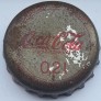 Kronkorken Coca-Cola Deutschland 1980 1980er silber Coca-Cola Schutzmarke 0,2l Hersteller Coca-Cola GmbH Niederlassung Liederbach