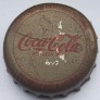 Kronkorken Coca-Cola Deutschland 1980 1980er silber Coca-Cola Schutzmarke Abgefüllt in Offenbach/Main Peter Herdt & Söhne Mit Genehmigung der Coca-Cola GmbH Essen