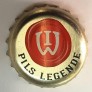 Kronkorken Wernesgrüner Deutschland 2021 2020er gold WI Pils Legende