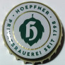 Kronkorken Hoepfner Deutschland 2023 2020er weiß Hoepfner Privatbrauerei seit 1798