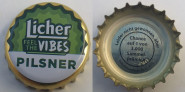 Kronkorken Licher Deutschland 2025 2020er grün Licher feel the Vibes Pilsner