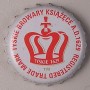 Kronkorken Tyskie Polen 2010 2010er weiß Tyskie Browary Ksiazece A.D.1629 registered Trade Mark