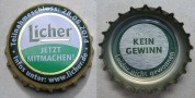 Kronkorken Licher Deutschland 2014 2010er weiß Licher jetzt mitmachen! Infos unter: www.licher.deTeilnameschluss: 28.06.2014