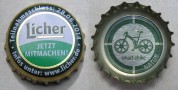 Kronkorken Licher Deutschland 2014 2010er weiß Licher jetzt mitmachen! Infos unter: www.licher.deTeilnameschluss: 28.06.2014