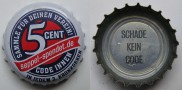 Kronkorken Schlappeseppel Deutschland 2015 2010er blau 5Cent sammle für deinen Verein Code innen in jedem 3. Kronkorken seppel-spendet.de