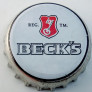 Kronkorken Beck's Deutschland 2005 2000er weiß BECK`S REG. TM.