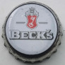 Kronkorken Beck's Deutschland 1994 1990er weiß BECK`S