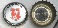 Kronkorken Beck's Deutschland 2015 2010er silber Gewinne die Nacht deines Lebens