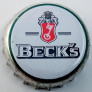 Kronkorken Beck's Deutschland 1996 1990er weiß BECK`S
