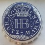 Kronkorken Hofbräu Deutschland 2017 2010er blau HB Schutzmarke