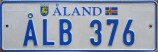 Nummernschilder / Kfz-Kennzeichen Aland 1992 1990er