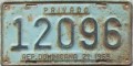 Nummernschilder / Kfz-Kennzeichen Dominikanische Republik 1969 1960er