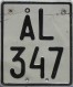 Nummernschilder / Kfz-Kennzeichen Aland 1973 1970er