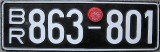 Nummernschilder / Kfz-Kennzeichen Deutschland 1948 1940er Britisch Rheinland