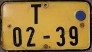 Nummernschilder / Kfz-Kennzeichen DDR 1953 1950er