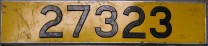 Nummernschilder / Kfz-Kennzeichen Guernsey, Vogtei 1968 1960er
