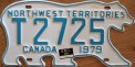 Nummernschilder / Kfz-Kennzeichen Kanada 1979 1970er Northwest Territories