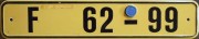 Nummernschilder / Kfz-Kennzeichen DDR 1953 1950er