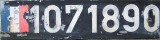 Nummernschilder / Kfz-Kennzeichen Frankreich 1923 1920er