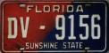 Nummernschilder / Kfz-Kennzeichen USA 1976 1970er Florida FL