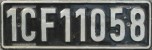 Nummernschilder / Kfz-Kennzeichen Frankreich 1958 1950er