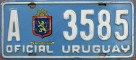 Nummernschilder / Kfz-Kennzeichen Uruguay 2000 2000er Canelones