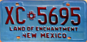 Nummernschilder / Kfz-Kennzeichen USA 1978 1970er New Mexico NM