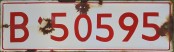Nummernschilder / Kfz-Kennzeichen Bulgarien 1958 1950er