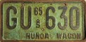 Nummernschilder / Kfz-Kennzeichen Chile 1965 1960er