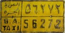 Nummernschilder / Kfz-Kennzeichen Saudi-Arabien, Königreich 1972 1970er