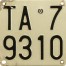 Nummernschilder / Kfz-Kennzeichen Italien 1986 1980er