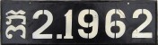 Nummernschilder / Kfz-Kennzeichen Kambodscha 1957 1950er