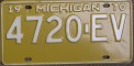 Nummernschilder / Kfz-Kennzeichen USA 1970 1970er Michigan MI