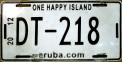 Nummernschilder / Kfz-Kennzeichen Aruba 2012 2010er Aruba