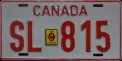 Nummernschilder / Kfz-Kennzeichen Europa 1985 1980er Canada