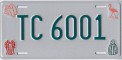 Nummernschilder / Kfz-Kennzeichen Turks- und Caicosinseln 2003 2000er