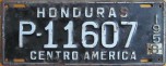 Nummernschilder / Kfz-Kennzeichen Honduras 1957 1950er