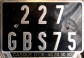 Nummernschilder / Kfz-Kennzeichen Frankreich 1950 1950er
