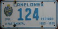 Nummernschilder / Kfz-Kennzeichen Uruguay 1985 1980er Canelones