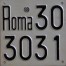 Nummernschilder / Kfz-Kennzeichen Italien 1985 1980er
