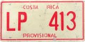 Nummernschilder / Kfz-Kennzeichen Costa Rica 1994 1990er