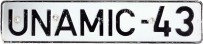 Nummernschilder / Kfz-Kennzeichen Kambodscha 1991 1990er UN