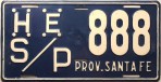 Nummernschilder / Kfz-Kennzeichen Argentinien 1959 1950er Santa Fe