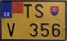 Nummernschilder / Kfz-Kennzeichen Slowakei 2004 2000er
