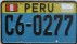 Nummernschilder / Kfz-Kennzeichen Peru 2010 2010er Small vehicle