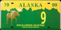 Nummernschilder / Kfz-Kennzeichen USA 1999 1990er Alaska AK tribe