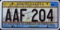 Nummernschilder / Kfz-Kennzeichen USA 2010 2010er North Dakota ND tribe