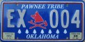 Nummernschilder / Kfz-Kennzeichen USA 1996 1990er Oklahoma OK tribe
