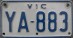 Nummernschilder / Kfz-Kennzeichen Australien 1956 1950er Victoria VIC